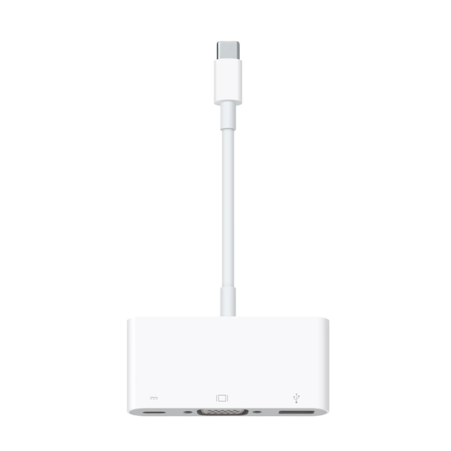 95新 Apple/苹果 苹果电脑iPad转USB-C转VGA多端转换器接口投影机