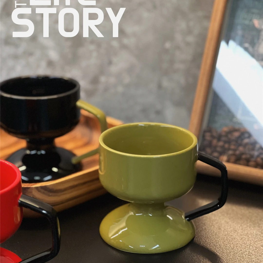 陶瓷马克杯女生新款设计办公室咖啡杯子家用喝水生日礼物早餐杯