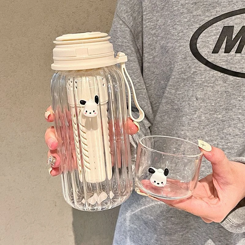 茶水分离耐热大容量夏季水杯女生高颜值2023新款便携泡茶杯子男