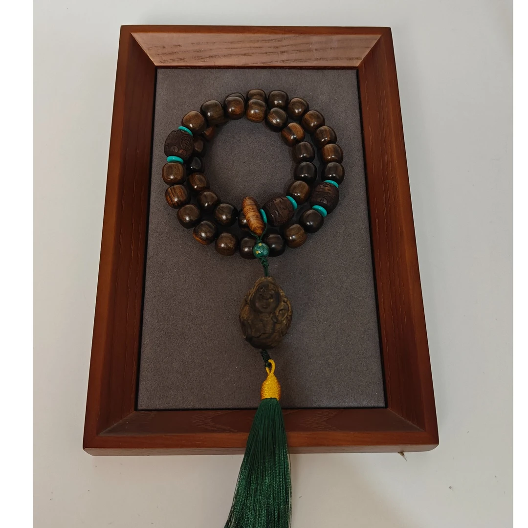 PFDZ24(聚元堂专属定制)贡香手持手串+盘玩袋（拍一发二）