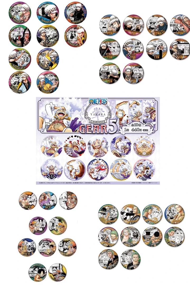 海贼王 ONE PIECE  路飞尼卡5档/艾斯/罗/索隆  原画个人池  盲盒