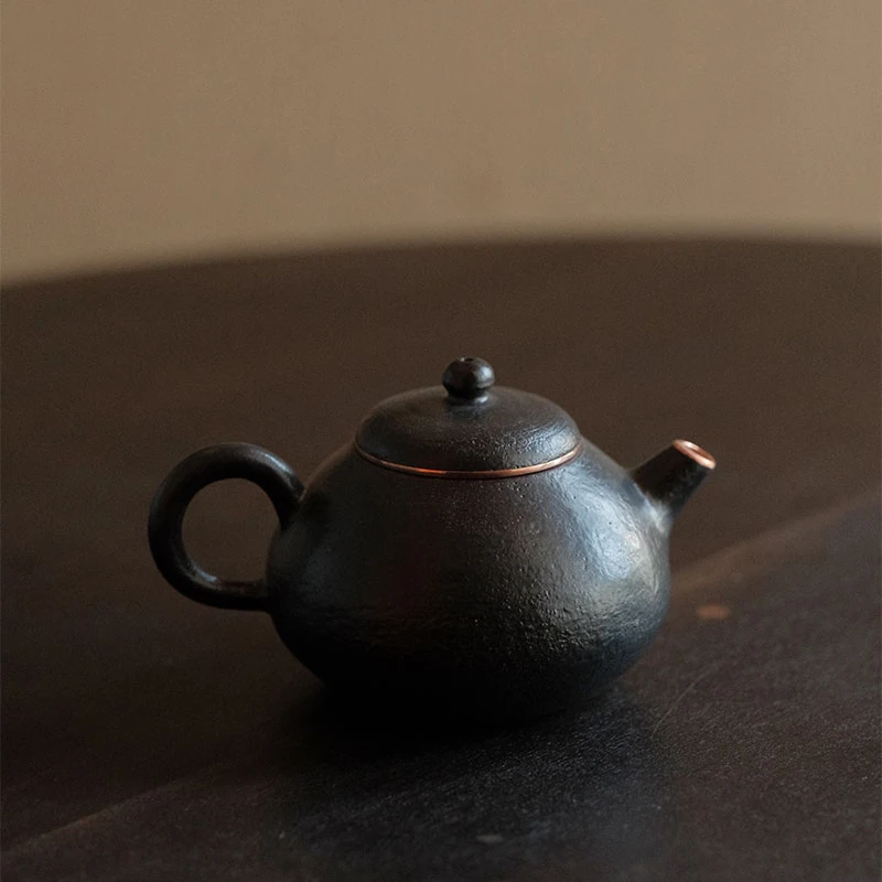 【溪元茶事官方】铜边蔓生壶150ml复古