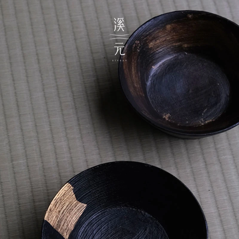 【溪元茶事官方】颂器破晓/星河木漆 壶承14.5cm