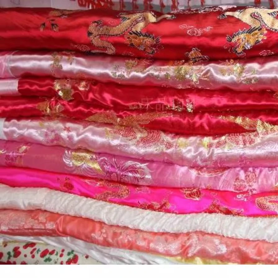 杭州丝绸绸缎被套织锦软缎被套古典被套丝绸被面锦缎被面被套被罩