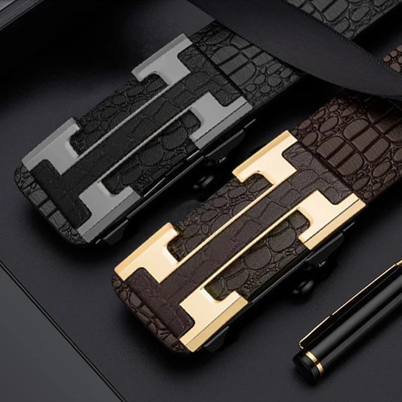 【新客福利】保罗新款男士皮带内穿自动扣腰带男款商务百搭休闲裤带