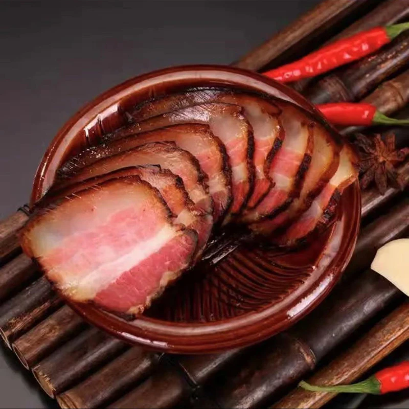 【腊五花肉3斤】湖南柴火米糠正宗烟熏农家老腊肉【新鲜猪肉制作】