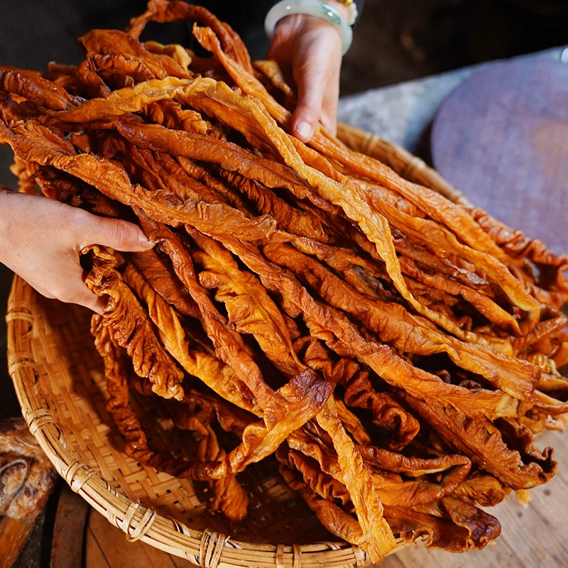 【腊肥肠直播现称】湖南农家柴火米糠烟熏腊肥肠