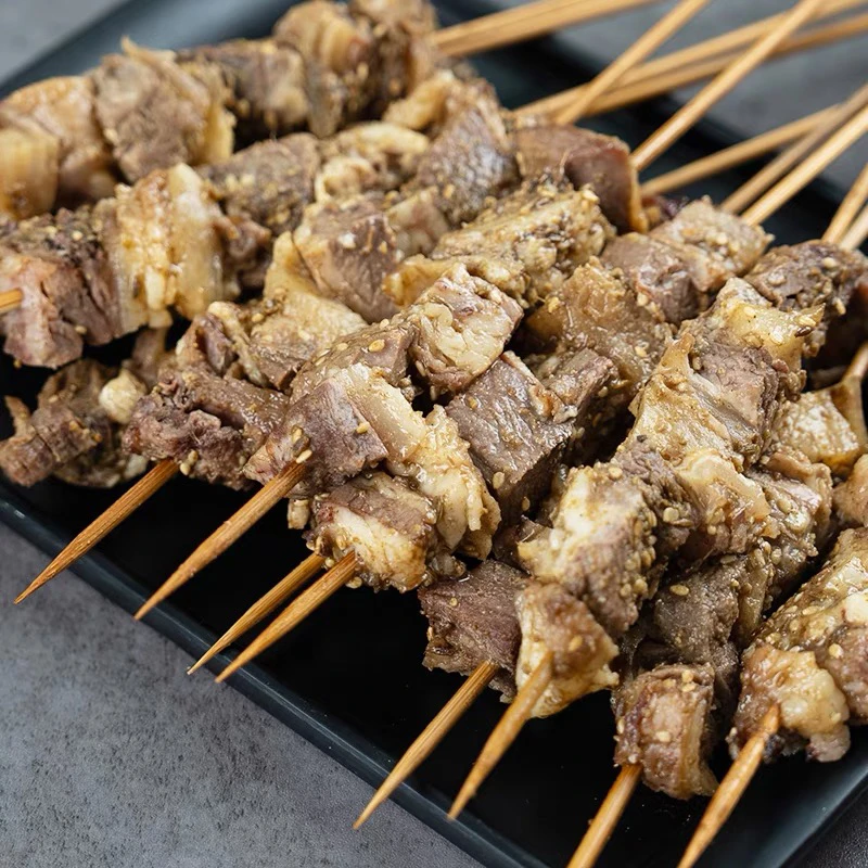牛宫后串牛肉串烧烤商用宫后串30克