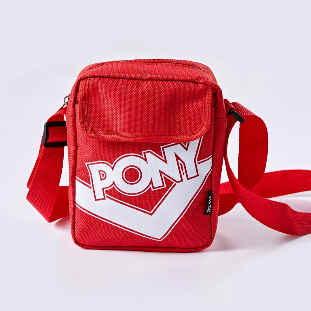 PONY中性时尚百搭单肩休闲潮流斜挎包241U3OT01