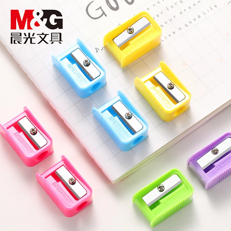 晨光儿童卷笔刀铅笔刀削笔器小刀手动小学生用绞剥钻笔刀笔刨便携