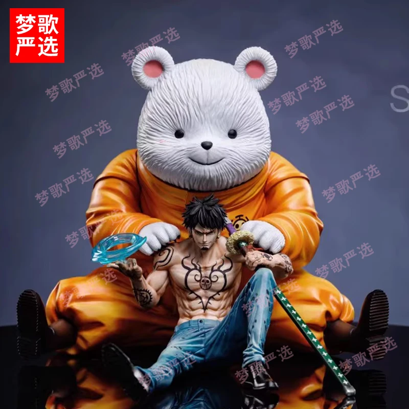 12cm坐姿BT罗海贼王特拉法尔加罗七武海第二弹GK手办桌搭机箱摆件