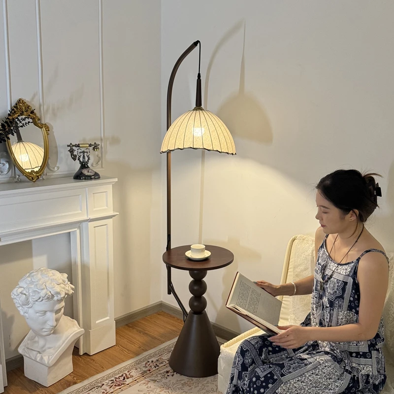 新中式落地灯客厅南洋风茶室禅意高级感卧室氛围中国风