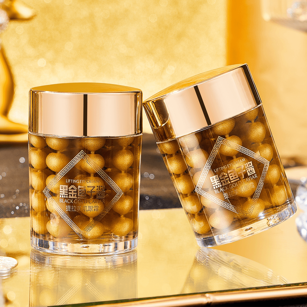 黑金鱼子酱提拉眼霜拍一发三