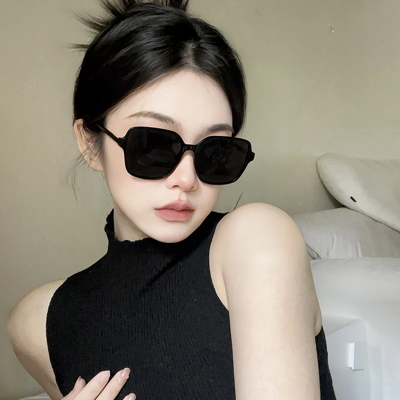 RGNAT墨镜女士网红大框镜框百搭显瘦防紫外线近视开车太阳眼镜