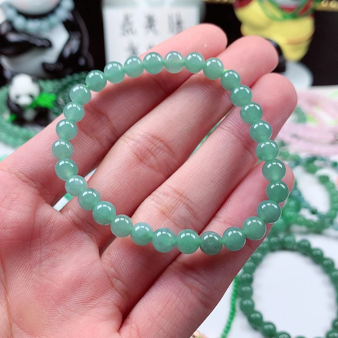 翡翠毛衣链未镶嵌
