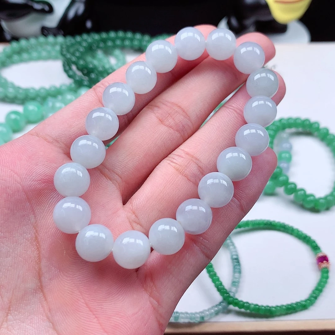 翡翠毛衣链未镶嵌
