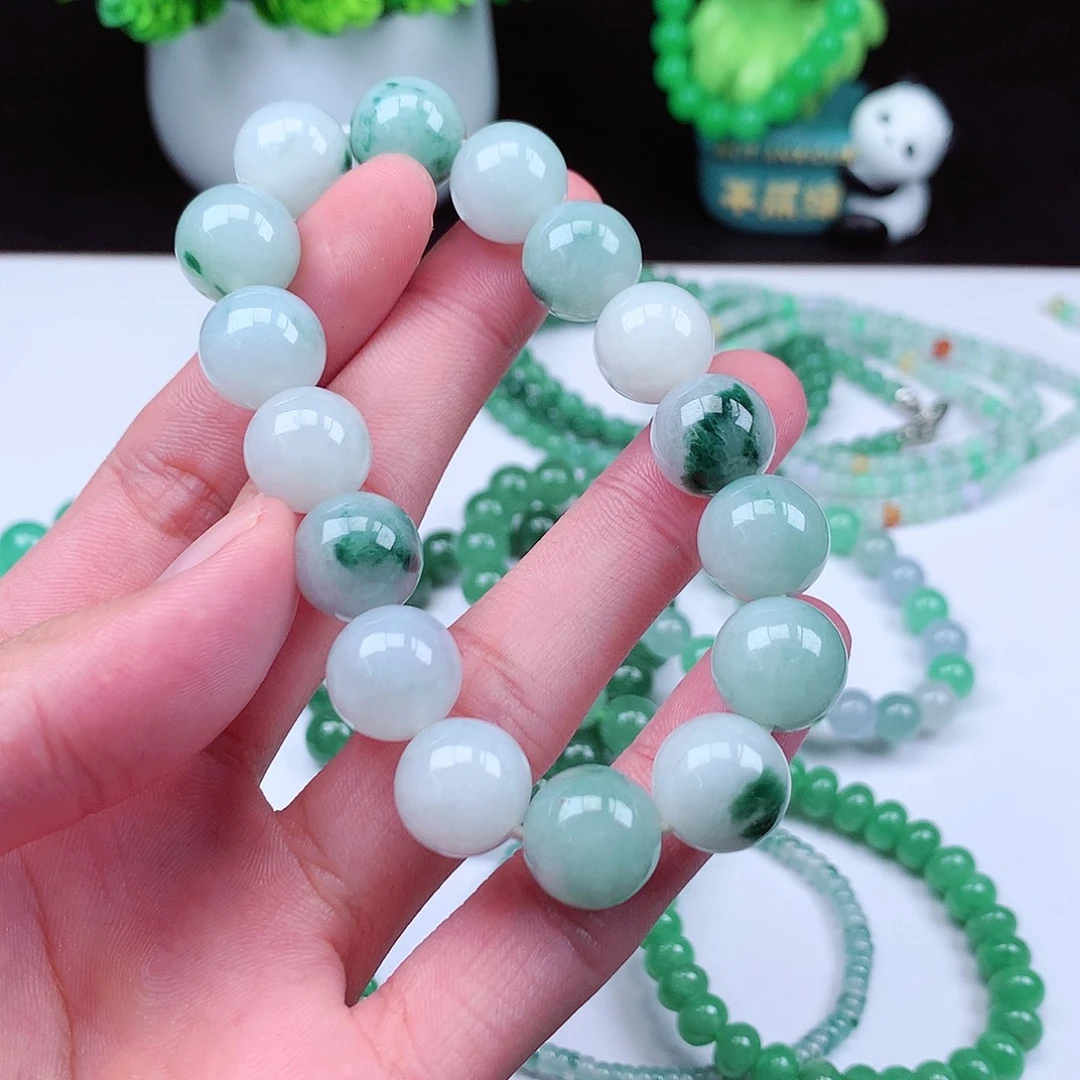 翡翠毛衣链未镶嵌