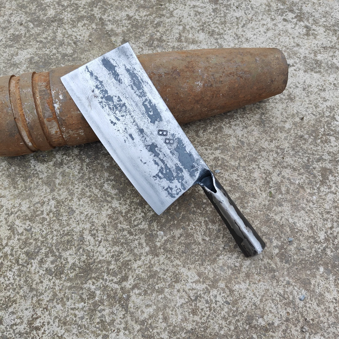 炮弹钢锻打一体家用商用斩切两用刀