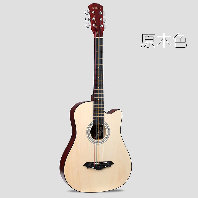 曼陀铃布鲁克V12红棉电箱38寸41寸民谣木吉他初学者吉它学生新手