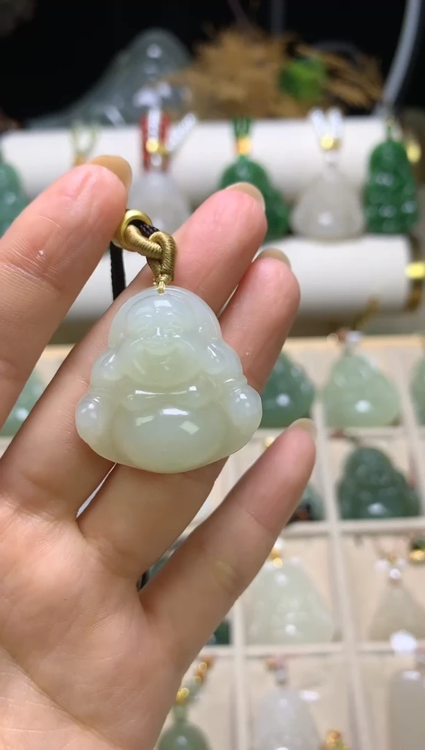 【闪购商品】和田玉颈饰未镶嵌吊坠30mm福利款