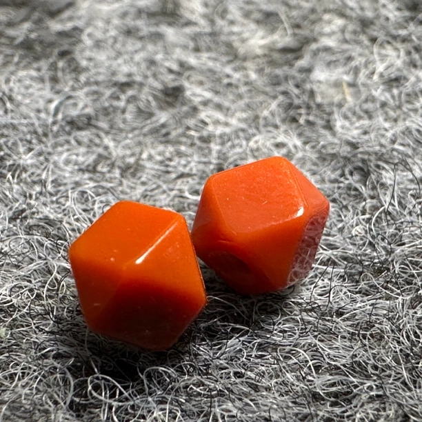 南红唐八棱 一对 品质如图 对棱6 所见即所得