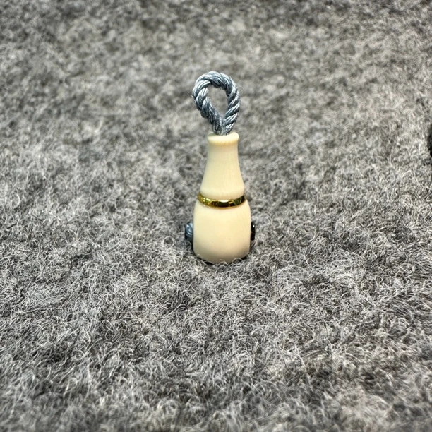 猛犸三通文玩配饰 榫卯工艺 适用于6.5 以下的串