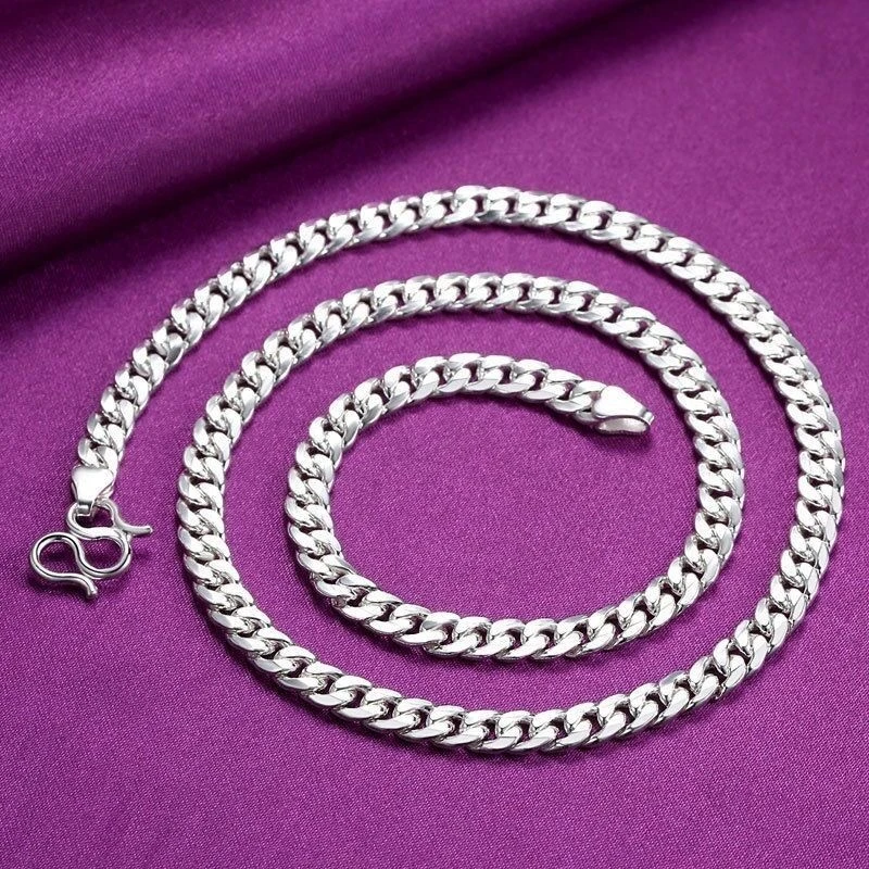 链子足银 足银990坦克项链