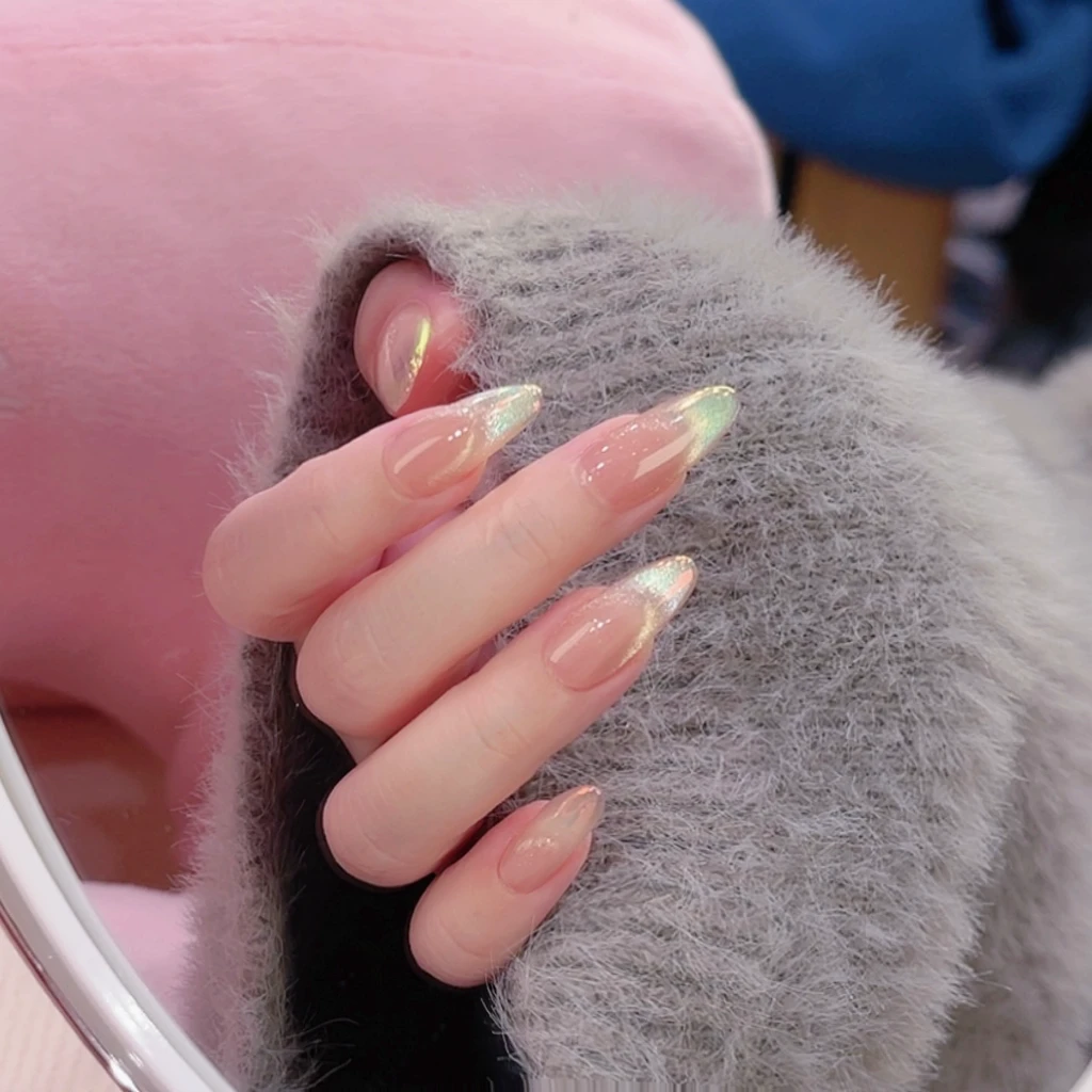 「S1940」猫眼纯手工穿戴甲 18种甲型定制