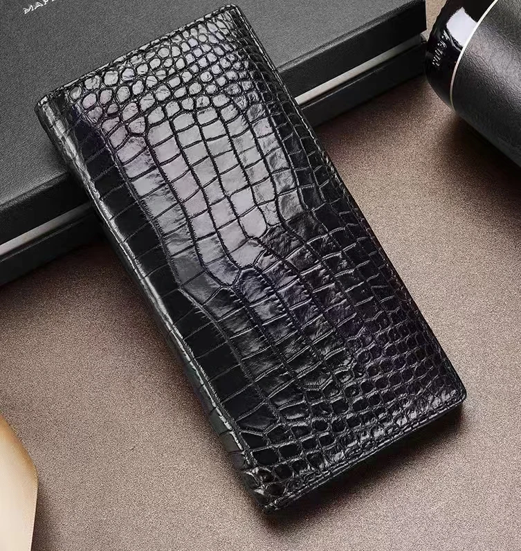 【小包快跑】鳄鱼长款钱夹 经典潮流时尚单肩斜挎包