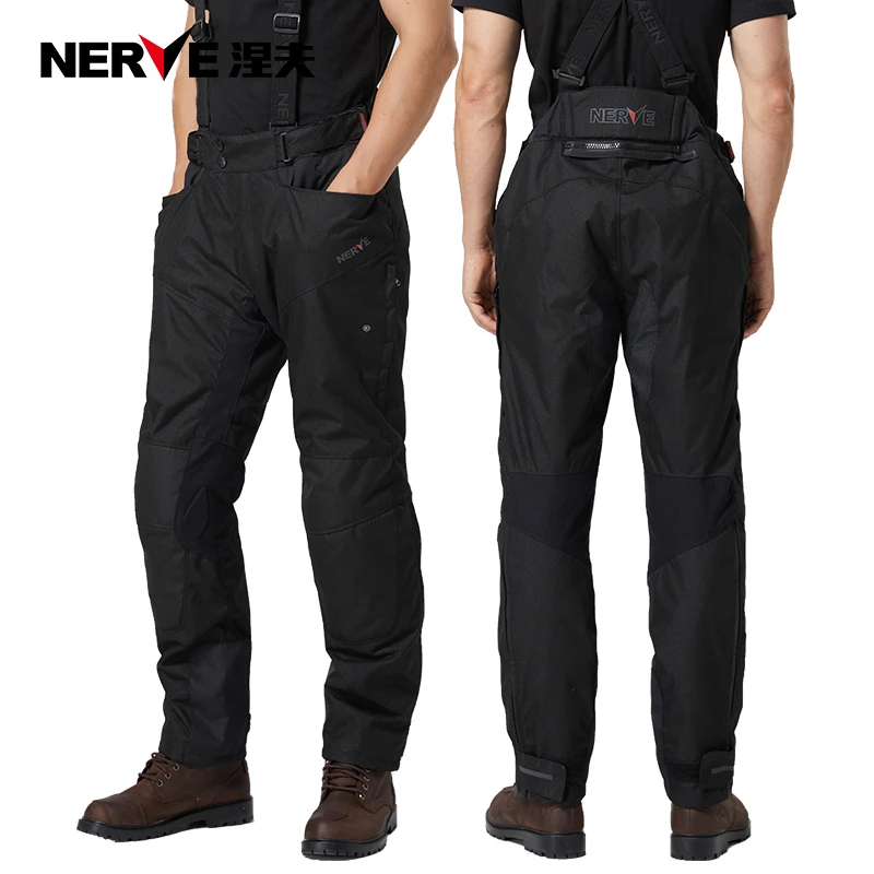 NERVE涅夫财神摩托车骑行裤子加大加肥摩旅拉力裤透气防水四季