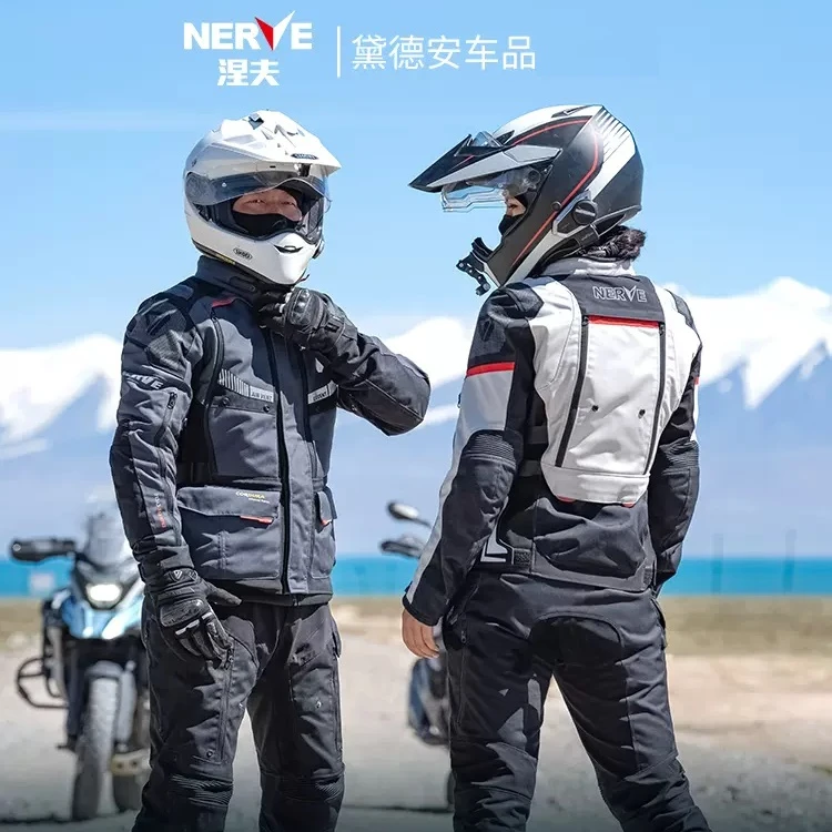 NERVE涅夫火山套装摩托车电加热骑行服冬季男女保暖防水防寒保暖
