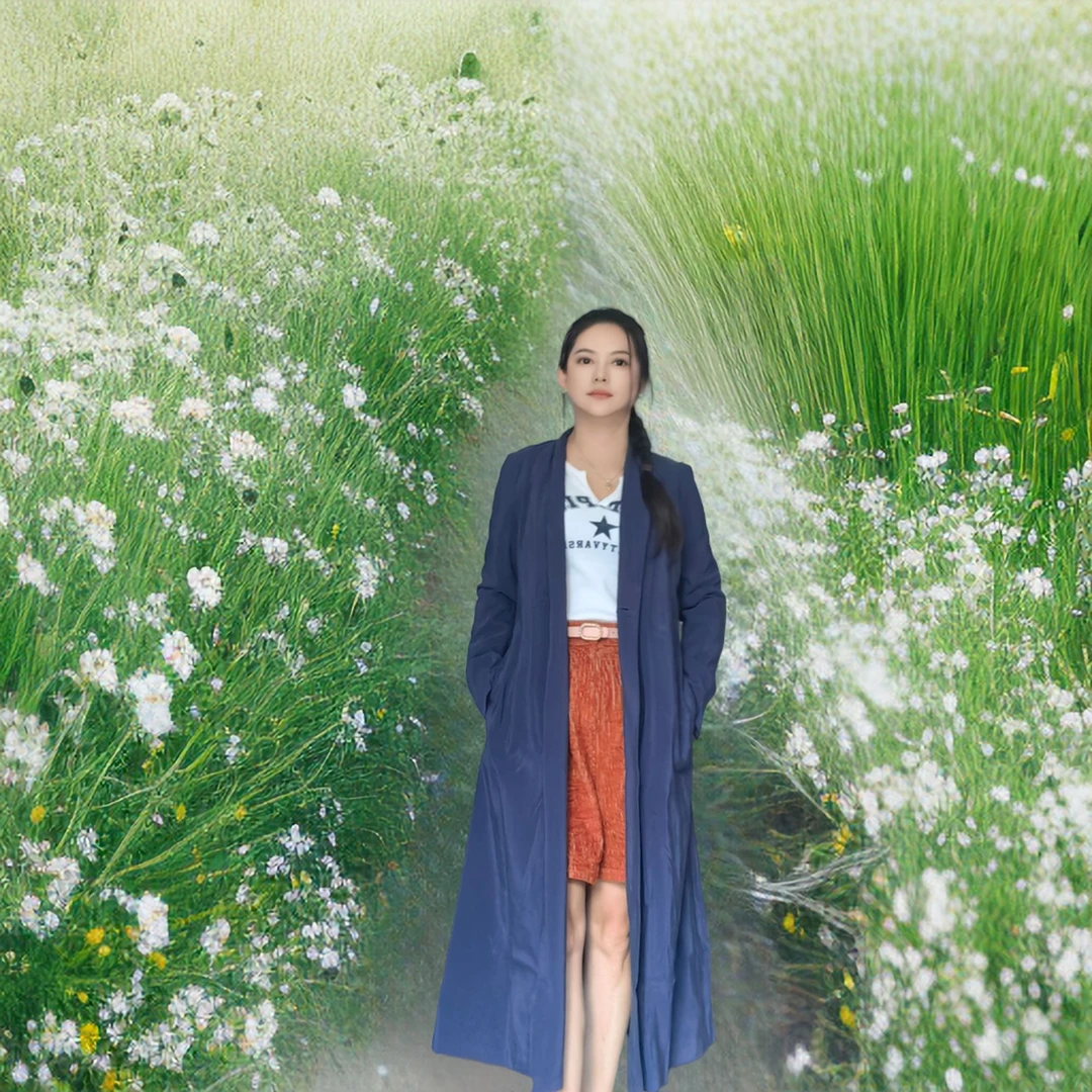 春秋韩版风衣外套长袖翻领高级感气质女神范收腰显瘦长款百搭风衣