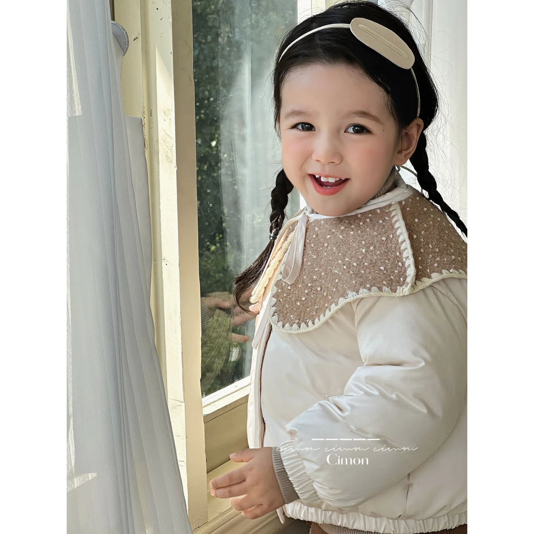 【启萌】新款加厚冬季女宝棉衣儿童韩版韩版拉链外套冬款C4W664