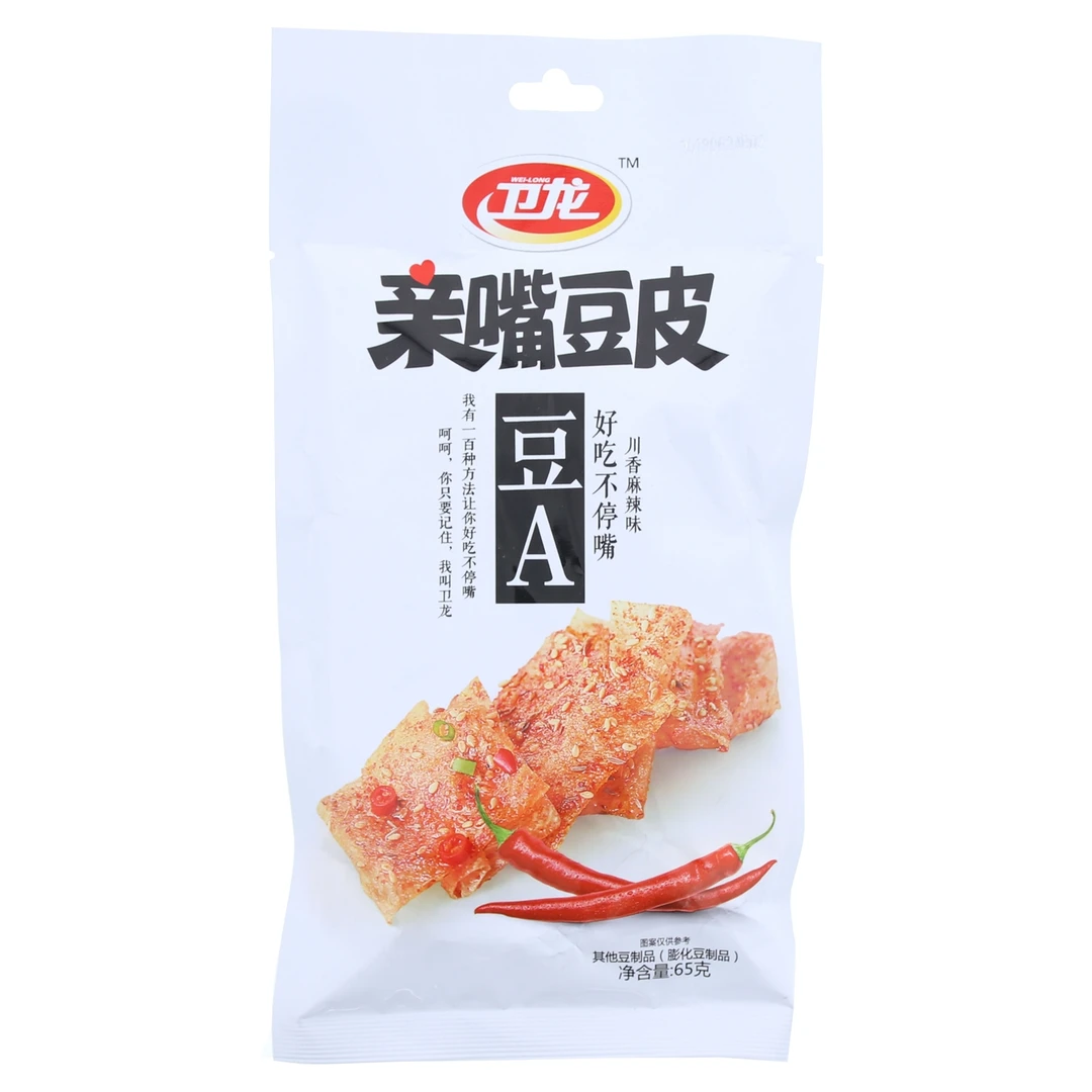 卫龙亲嘴豆皮川香麻辣味 65g