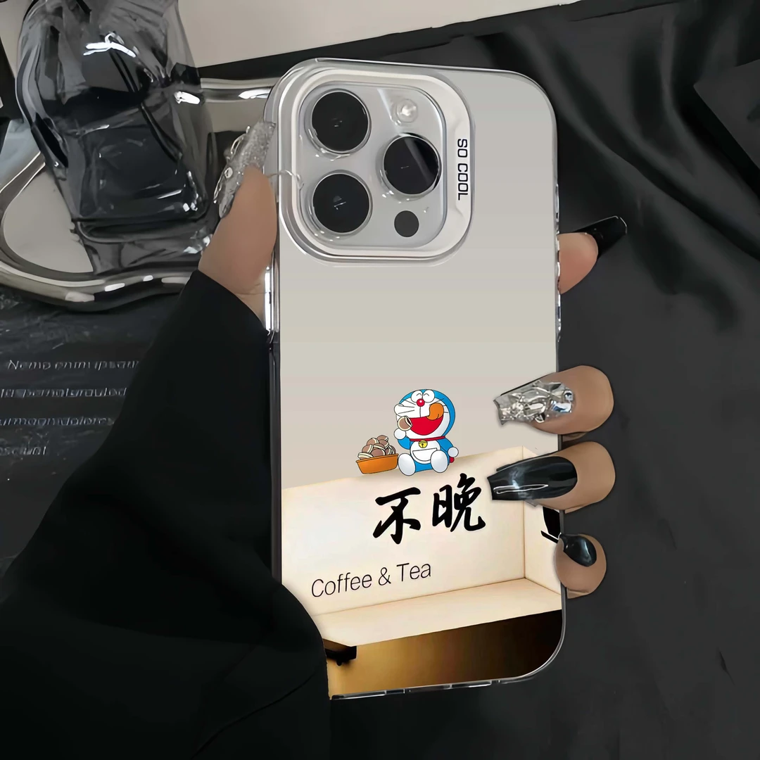 不晚哆啦苹果iPhone15promax手机壳14/13/12/11元气壳xr大孔xs软T