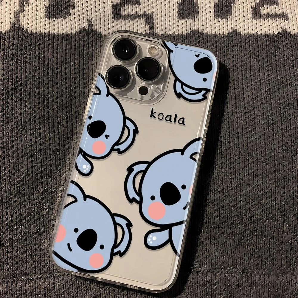探头考拉苹果oppo小米vivo华为iPhone15手机壳14pm太空软壳13/12