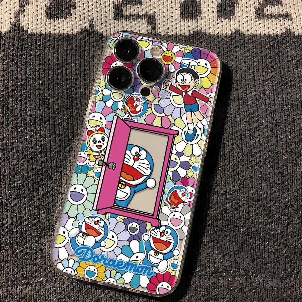 苹果华为oppo小米vivo村上隆哆啦A梦14太空iphone13手机壳12软11