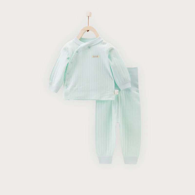 婴儿秋衣秋裤套装纯棉分体夏季薄款男幼儿衣服新生儿宝宝内衣春秋