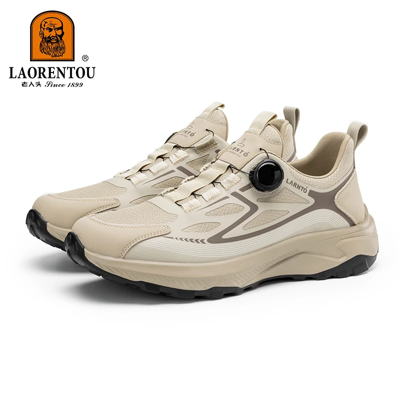 老人头夏季新款男士透气轻便时尚户外百搭耐磨低帮运动鞋休闲鞋