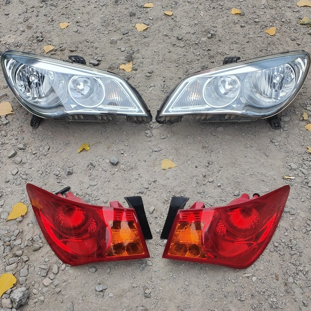 适用于荣威350前大灯总成改装后尾灯刹车灯