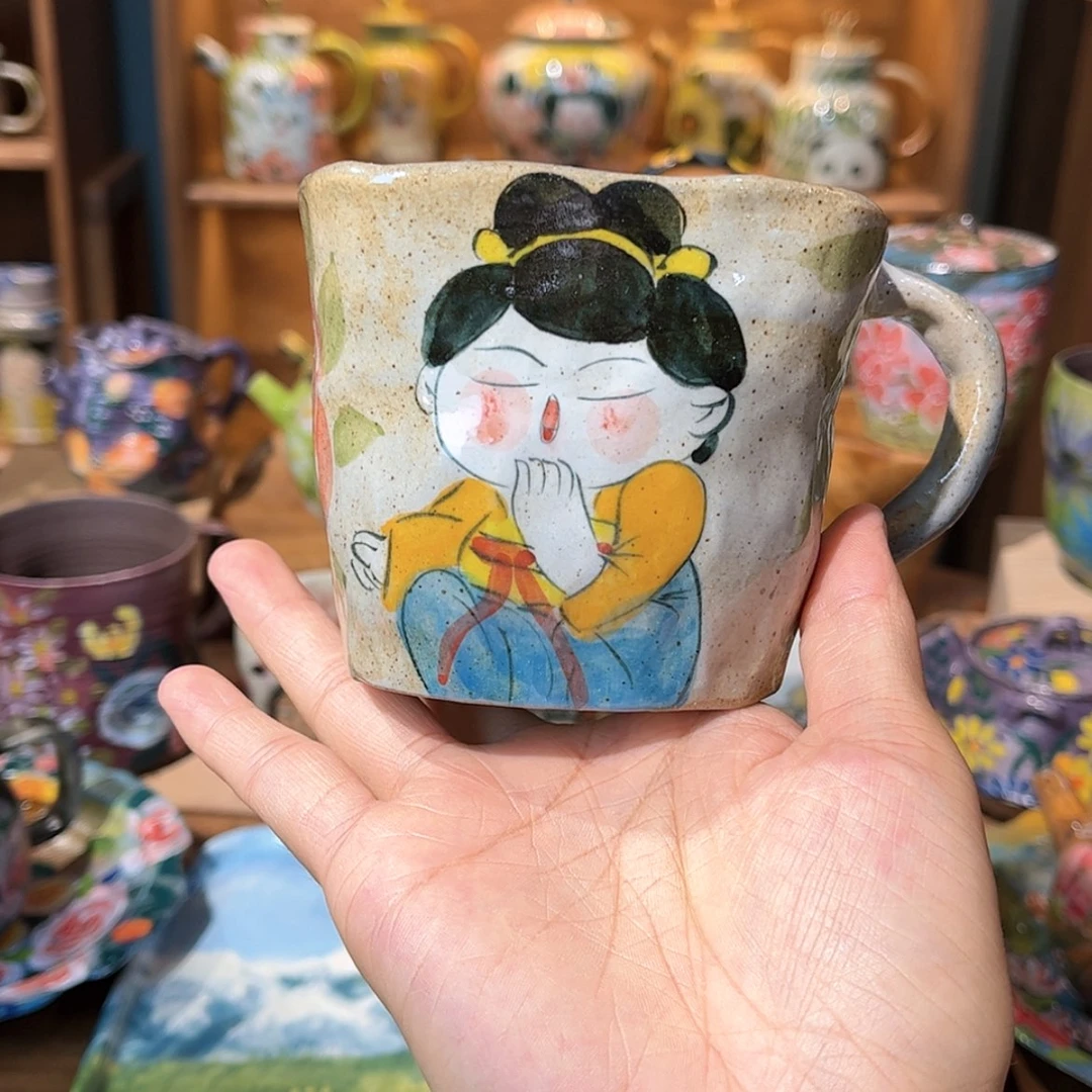 【闪购商品】瓷片311 手工手绘釉下彩