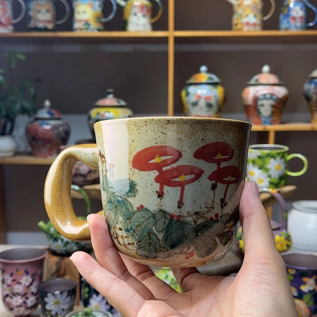 【闪购商品】瓷片742 手工手绘釉下彩