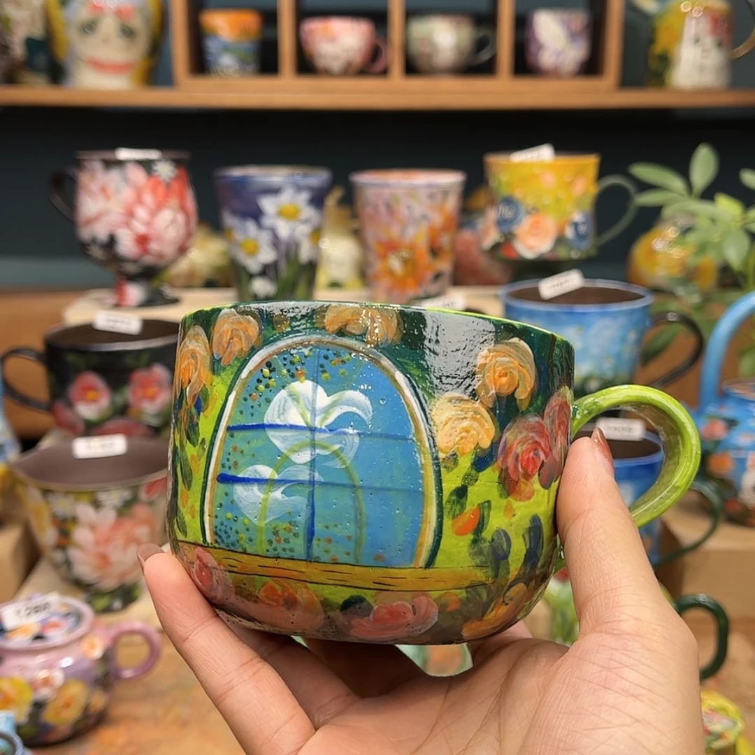【闪购商品】瓷片1278 景德镇手工手绘釉下彩高温瓷