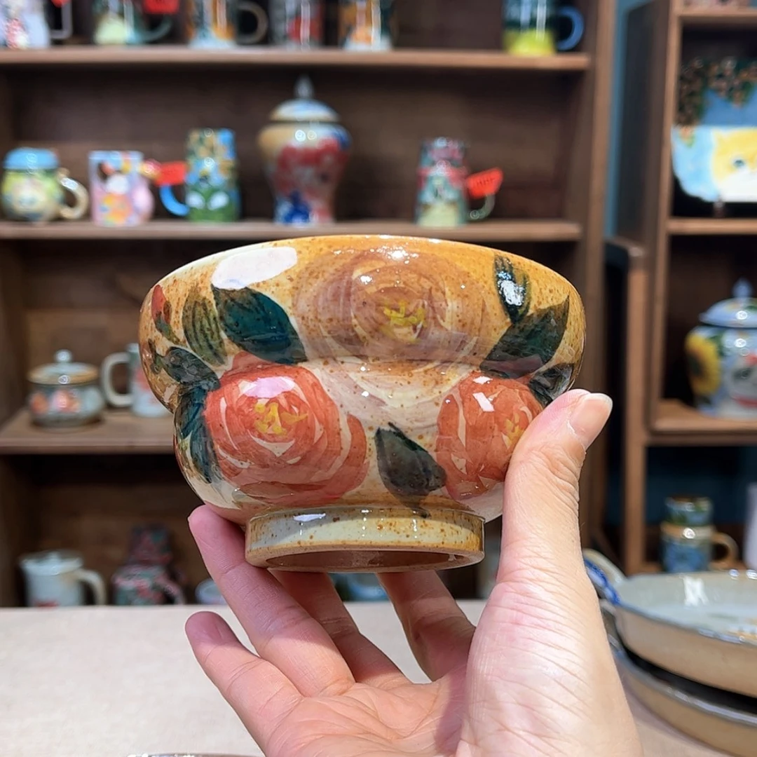 【闪购商品】瓷片114 手工手绘釉下彩