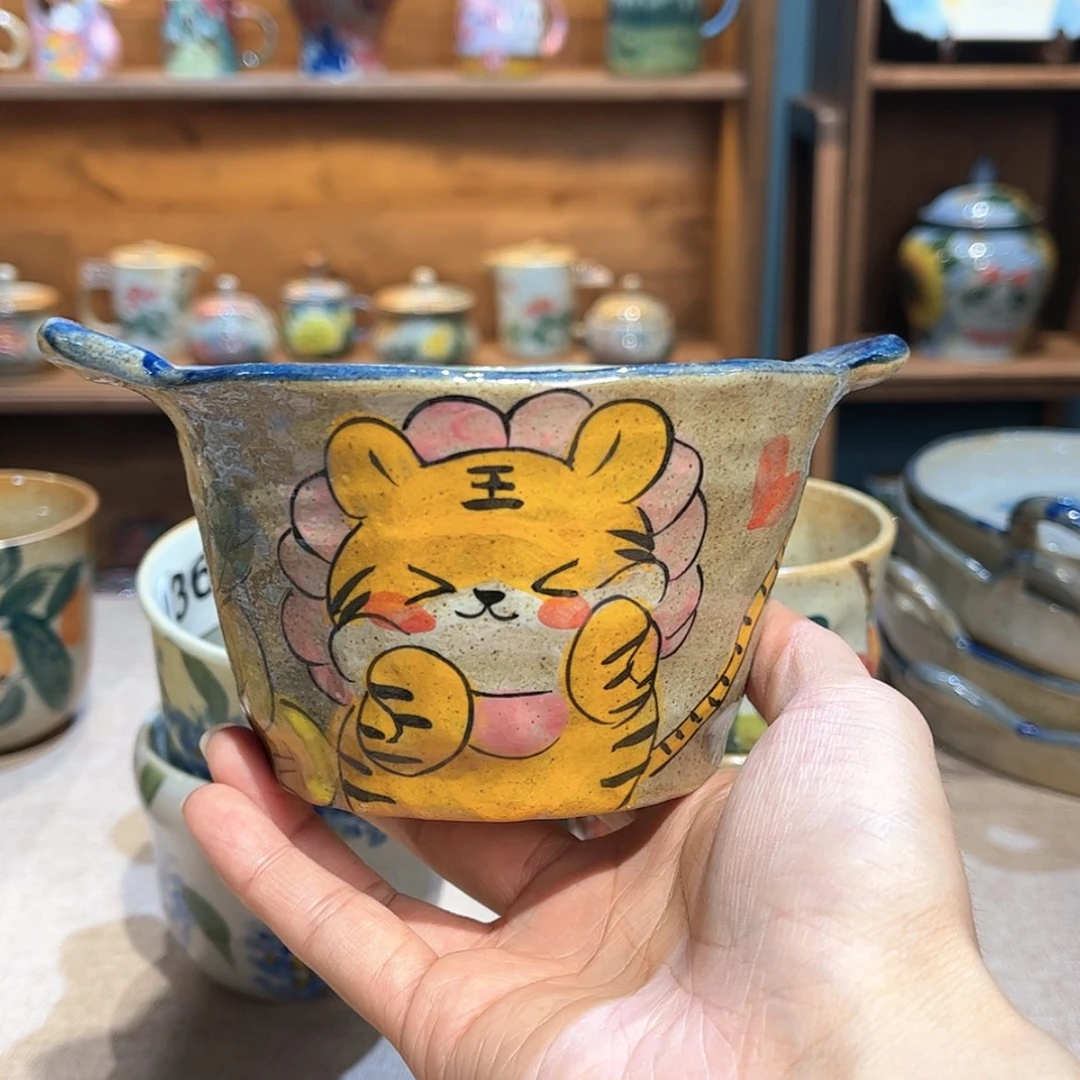 【闪购商品】瓷片216 手工手绘釉下彩