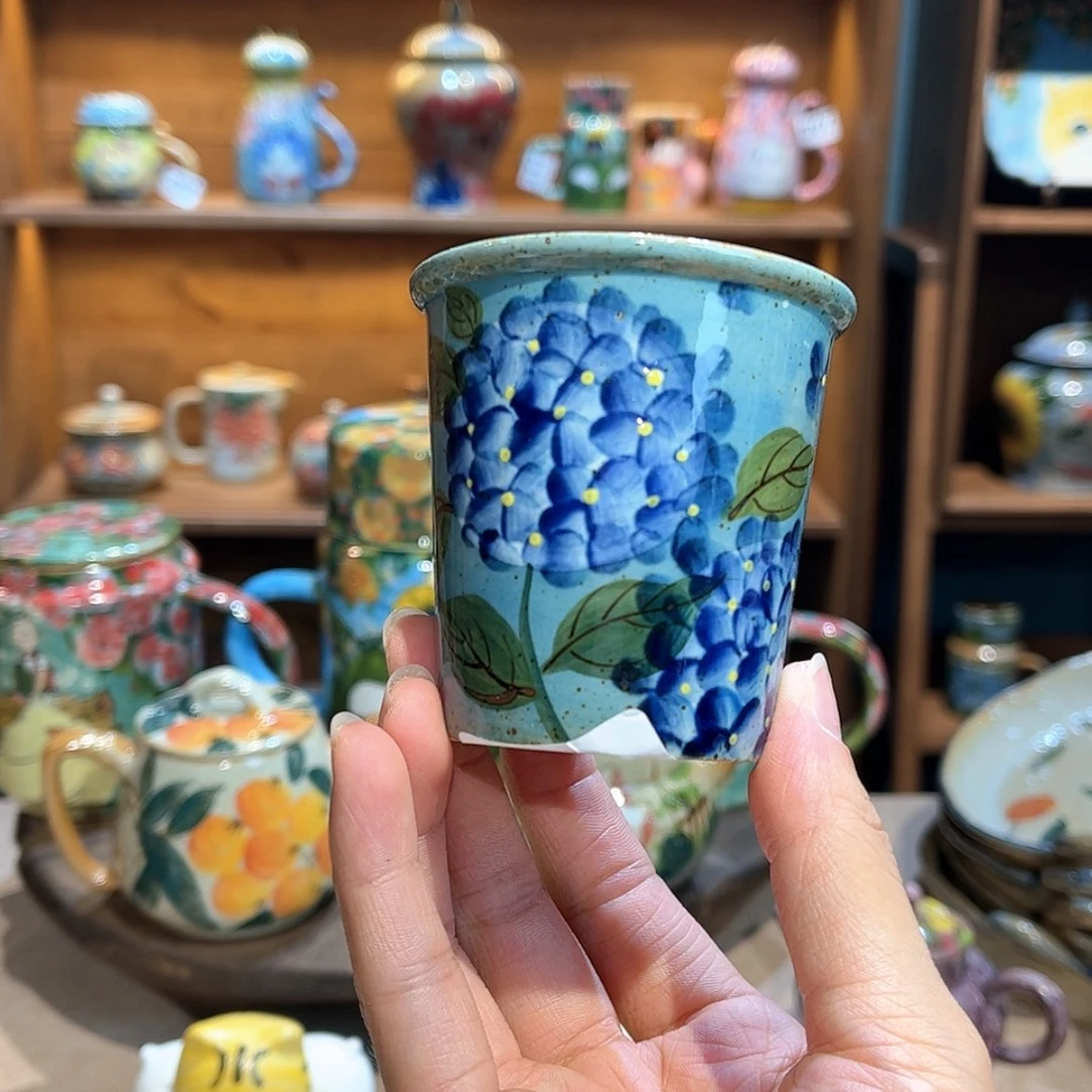 【闪购商品】瓷片129 手工手绘釉下彩高温瓷