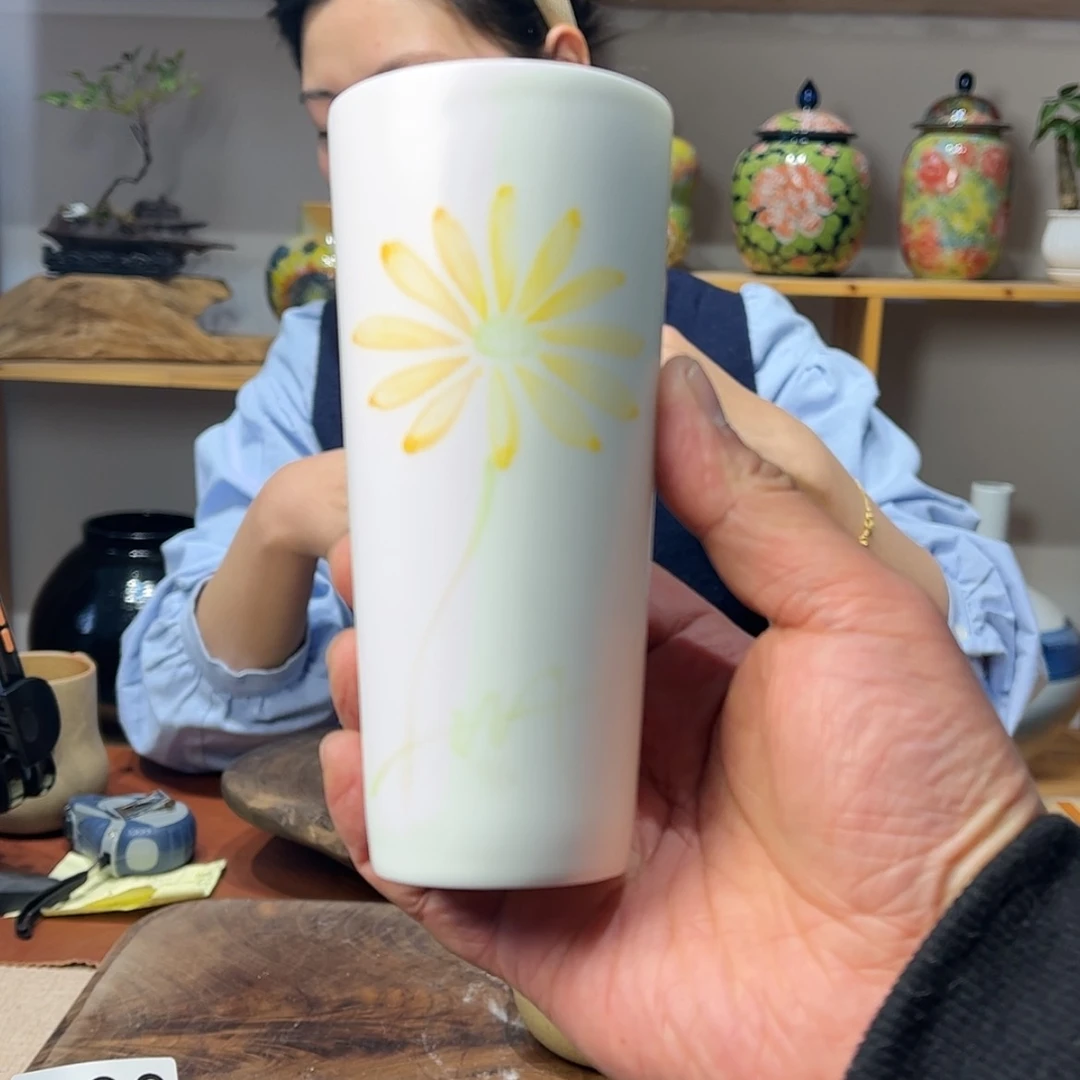 【闪购商品】陶瓷瓷片水杯01