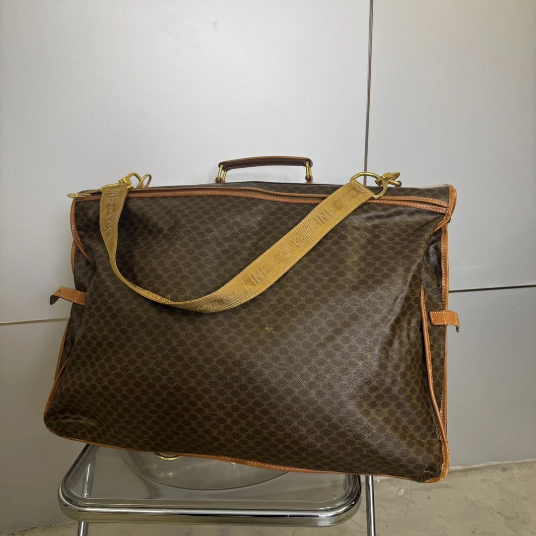 95新 Celine/思琳 二奢男包 经典 凯旋门老花 西装袋 旅行袋 男包
