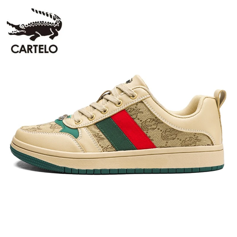 CARTELO/卡帝乐鳄鱼秋冬新品刺绣休闲舒适运动百搭情侣脏脏鞋1