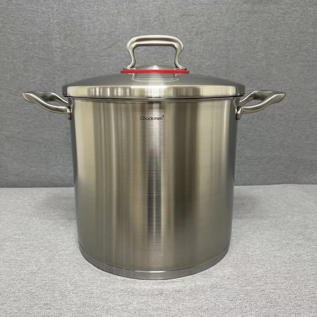 3-022 Chockmen双耳复合底汤锅 28*26CM 容量14L 带盖重约4.02KG
